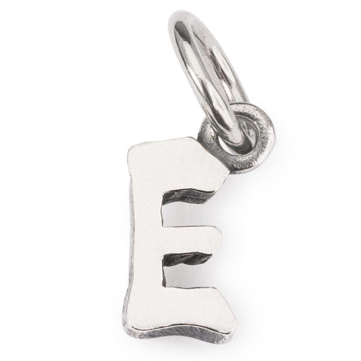Trollbeads TAGBE-20274 Letter E hangende bedel van zilver