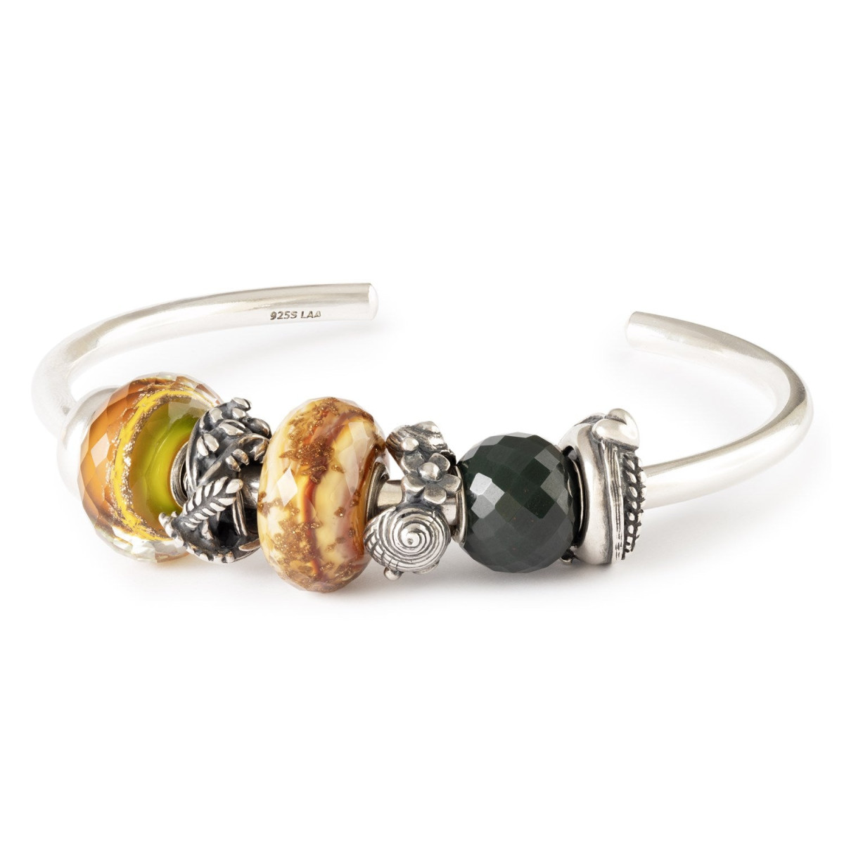 Trollbeads TAGBE-20308 zilveren stopper met Hart van de oogst