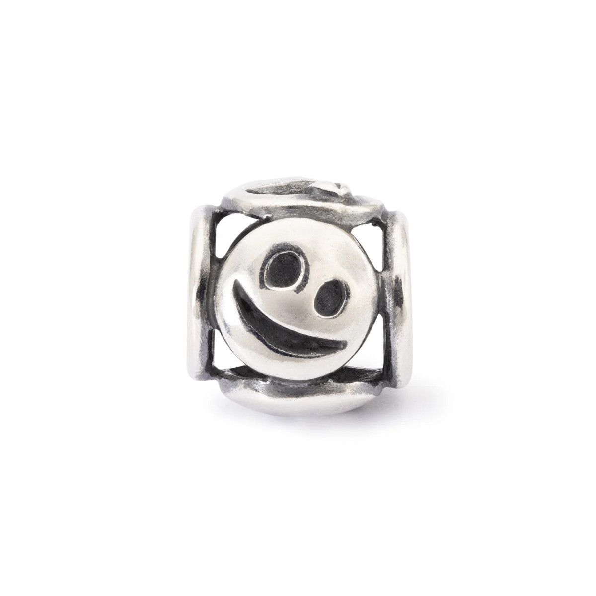 Trollbeads TAGBE-30211 zilveren bedel met vrolijke Smileys