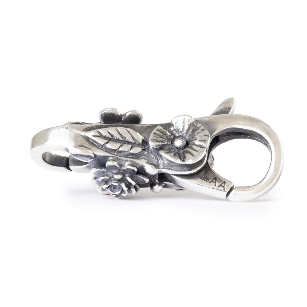 Trollbeads TAGLO-00141 zilveren sluiting Pad van bloemblaadjes