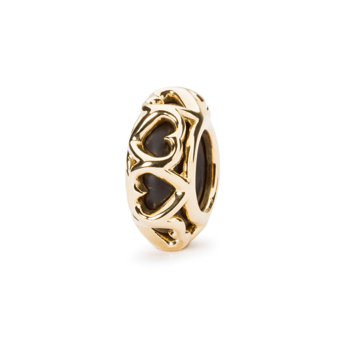 Trollbeads TAUBE-00118 gouden stopper met Liefdevol hartje