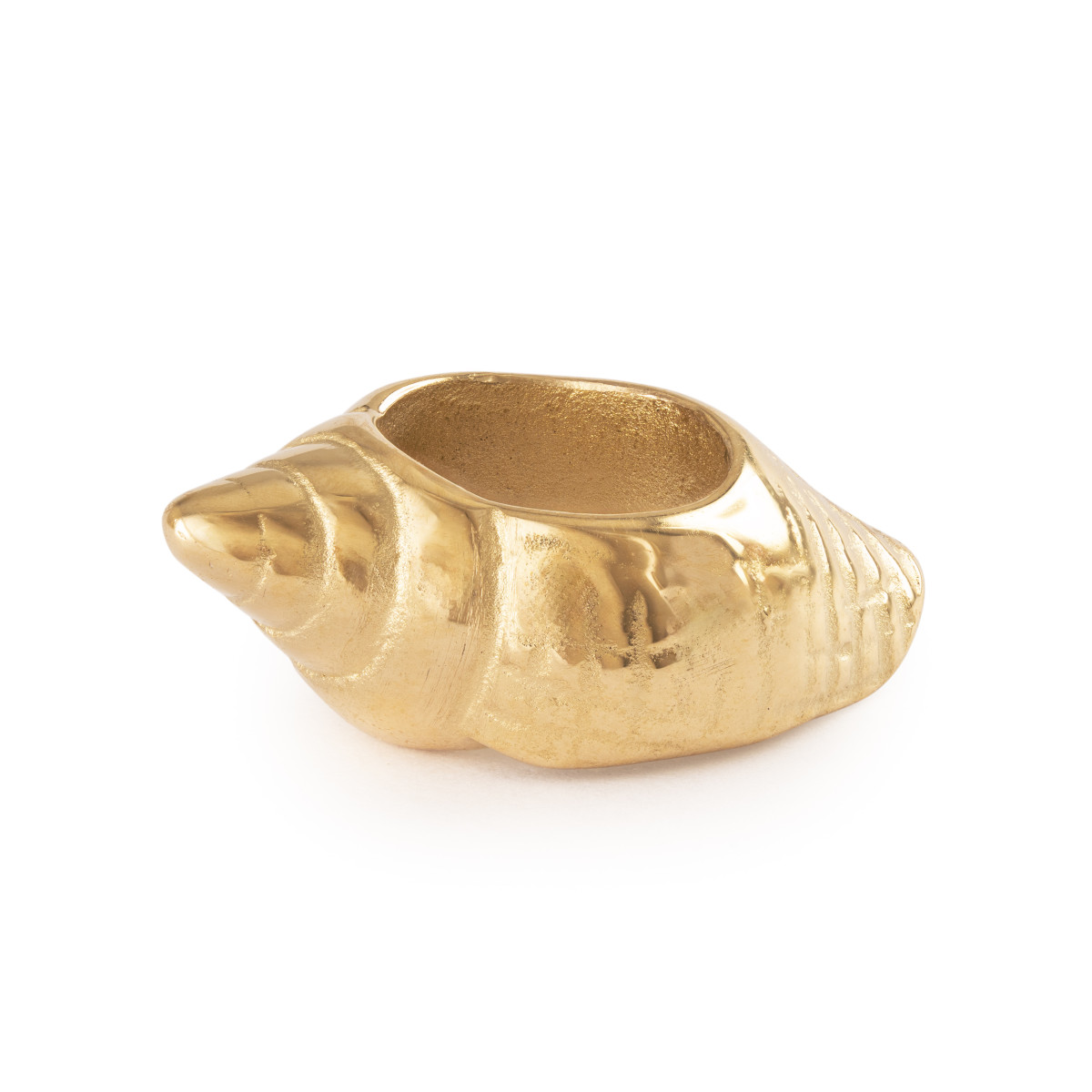 Trollbeads TAUBE-00130 bedel met schelp van 18-karaat goud