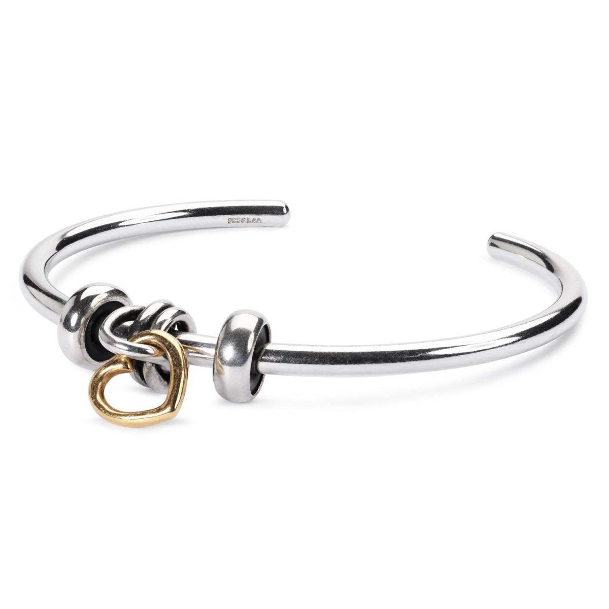 Trollbeads zilveren open bangle