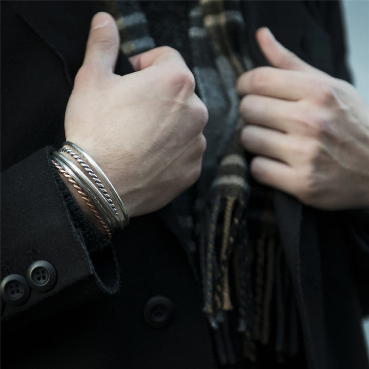 Trollbeads zilveren open bangle