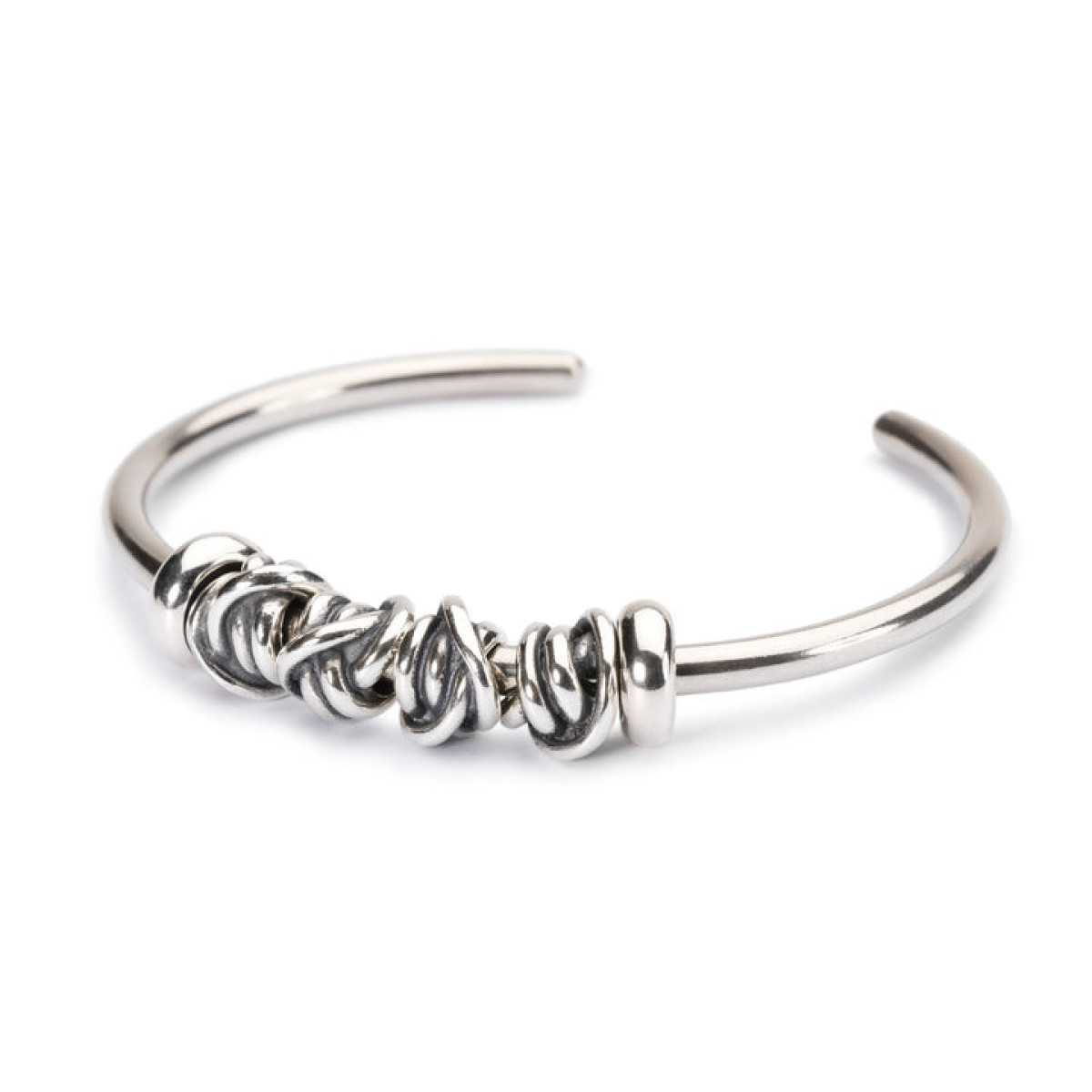 Trollbeads zilveren open bangle