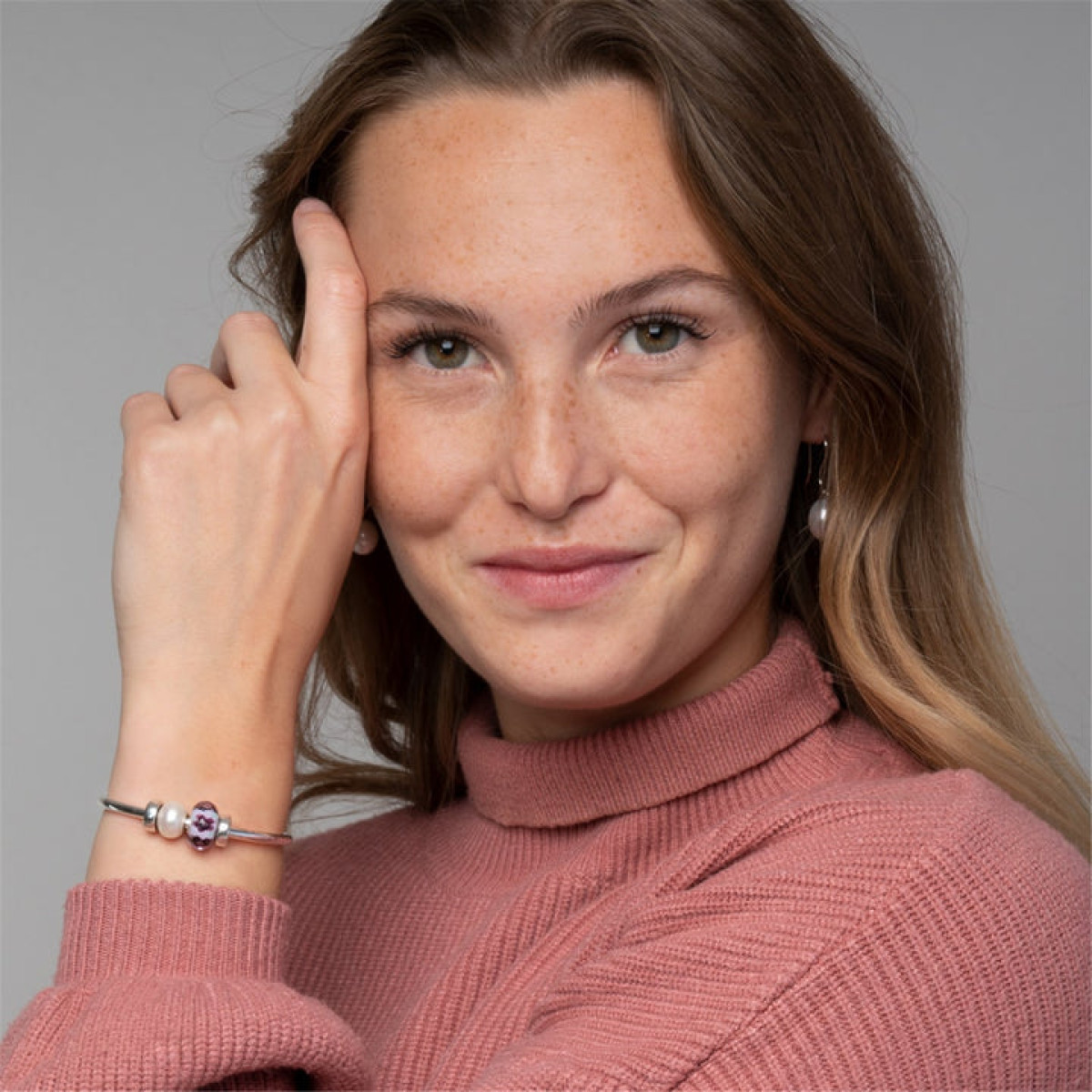 Trollbeads zilveren open bangle