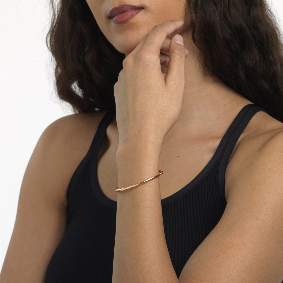 Trollbeads koperen open bangle