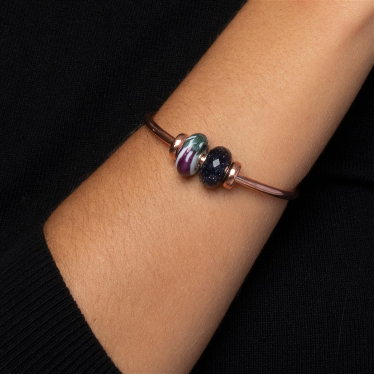 Trollbeads koperen open bangle