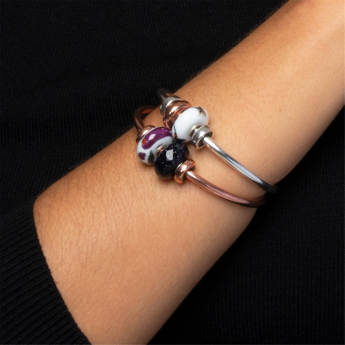 Trollbeads koperen open bangle