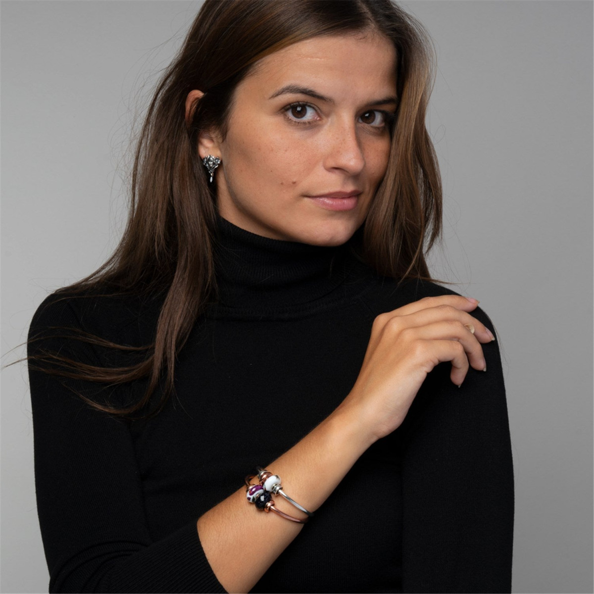 Trollbeads koperen open bangle