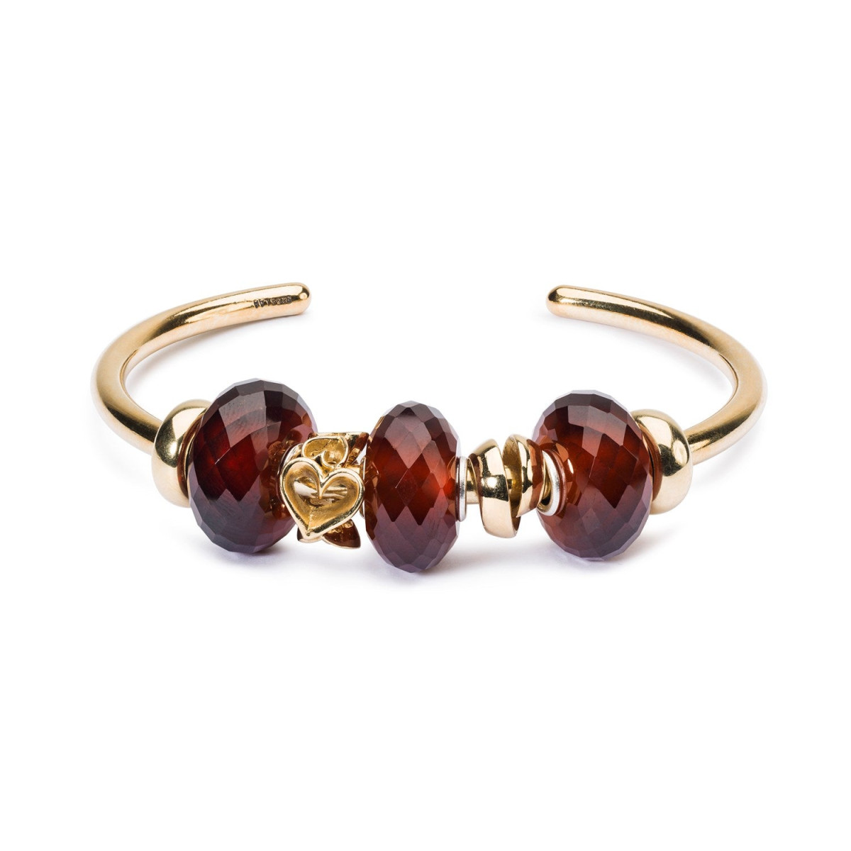 Trollbeads gold plated open bangle
