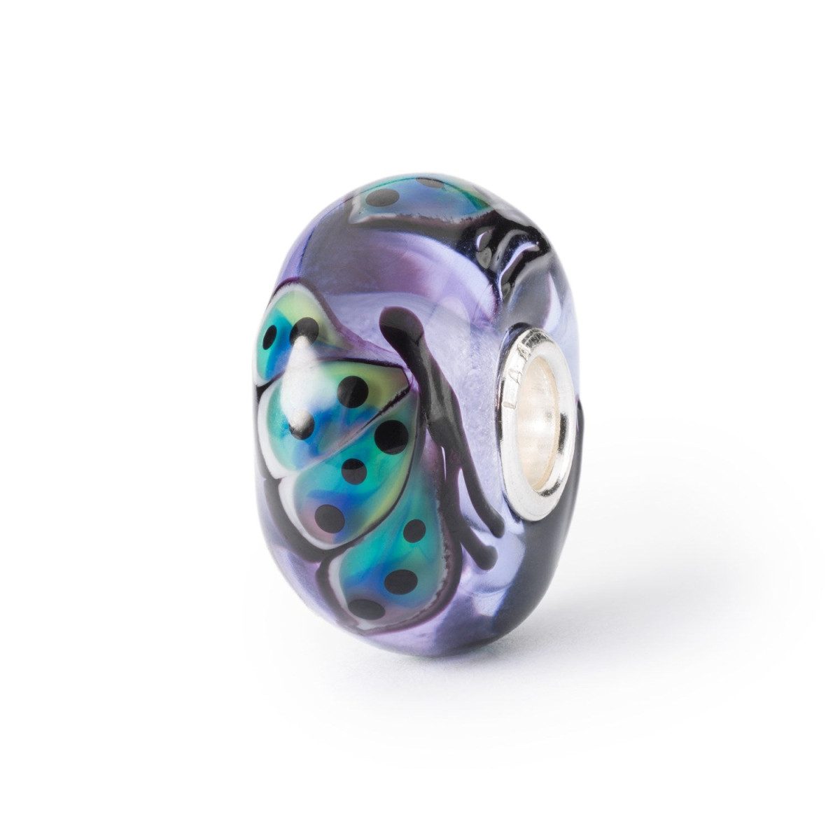 Trollbeads TGLBE-00230 Weideleven set kralen van glas met bloemen en vlinders