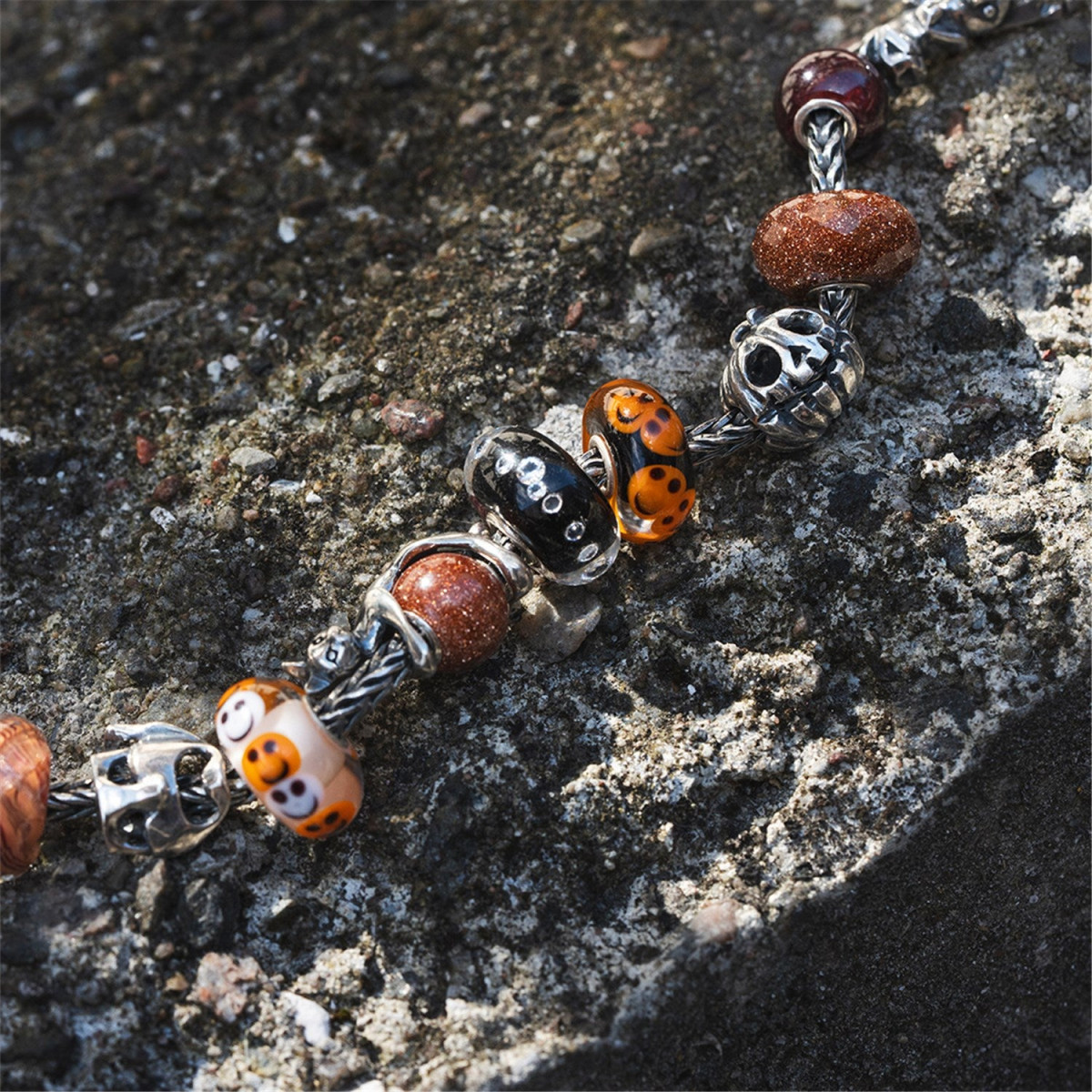 Trollbeads TGLBE-00244 Gelukkige gezinnen kralenset met smileys van glas