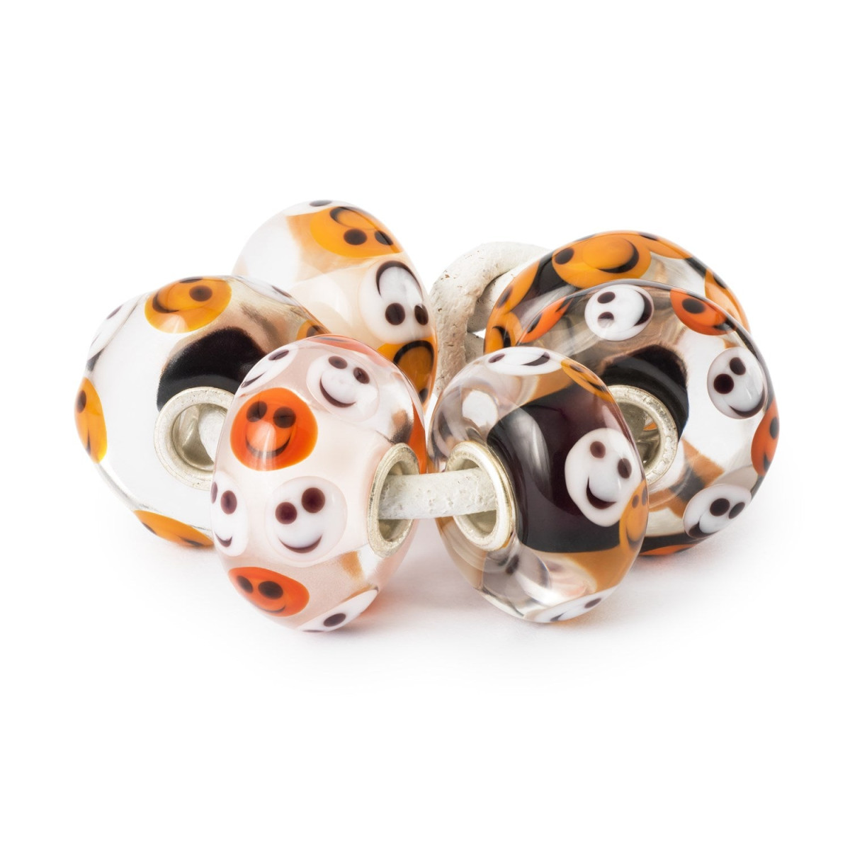 Trollbeads TGLBE-00244 Gelukkige gezinnen kralenset met smileys van glas