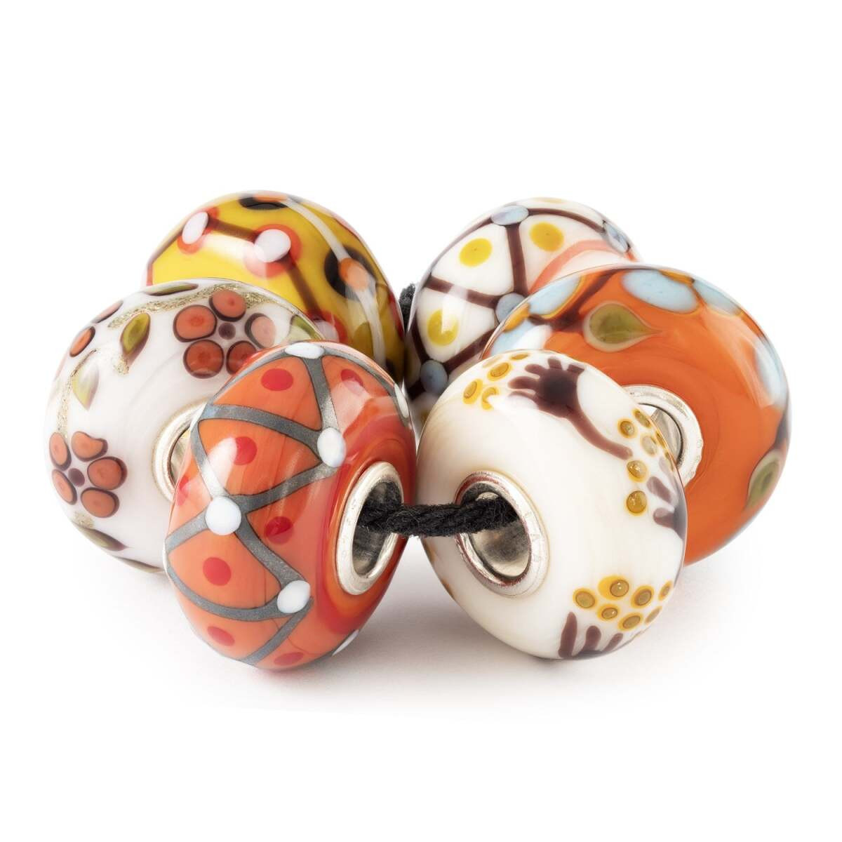 Trollbeads TGLBE-00256 Hart van thuis kralenset van multicolor glas