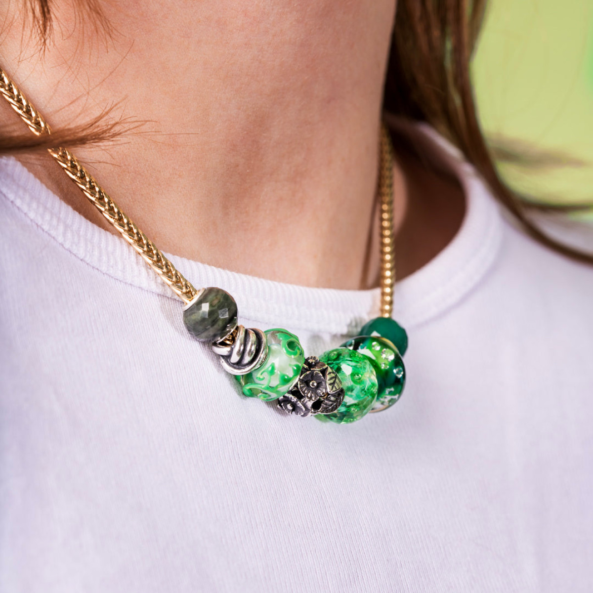 Trollbeads TGLBE-20362 Magische boon kraal van glas