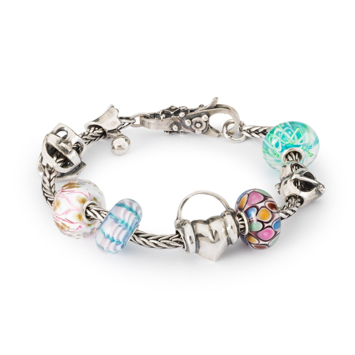 Trollbeads TGLBE-20363 Sirene lied kraal glas