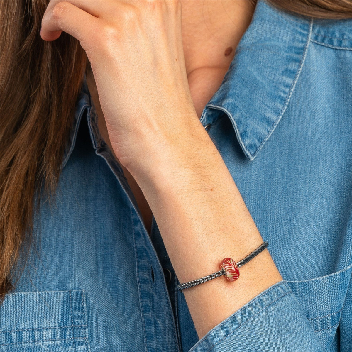 Trollbeads TGLBE-20383 Gevleugelde eenheid kraal glas