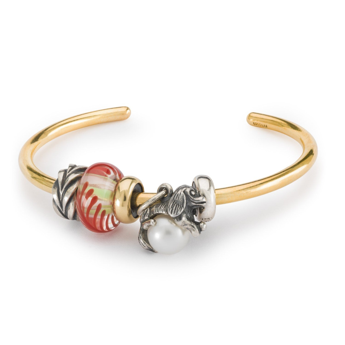 Trollbeads TGLBE-20383 Gevleugelde eenheid kraal glas