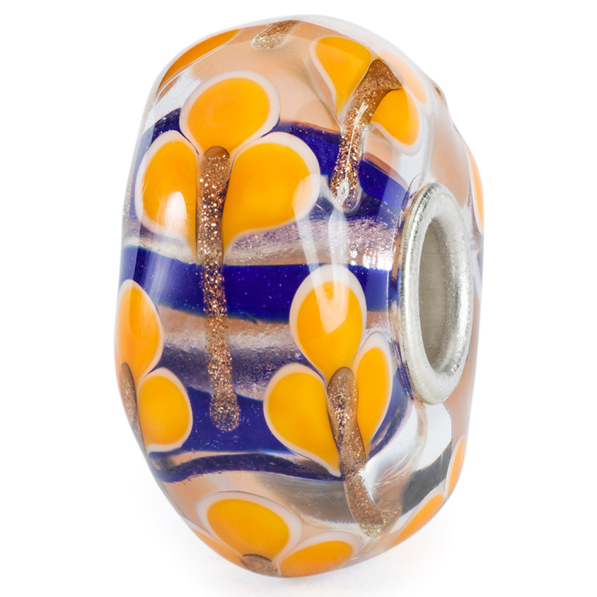 Trollbeads TGLBE-20388 Harmonische lelie kraal glas