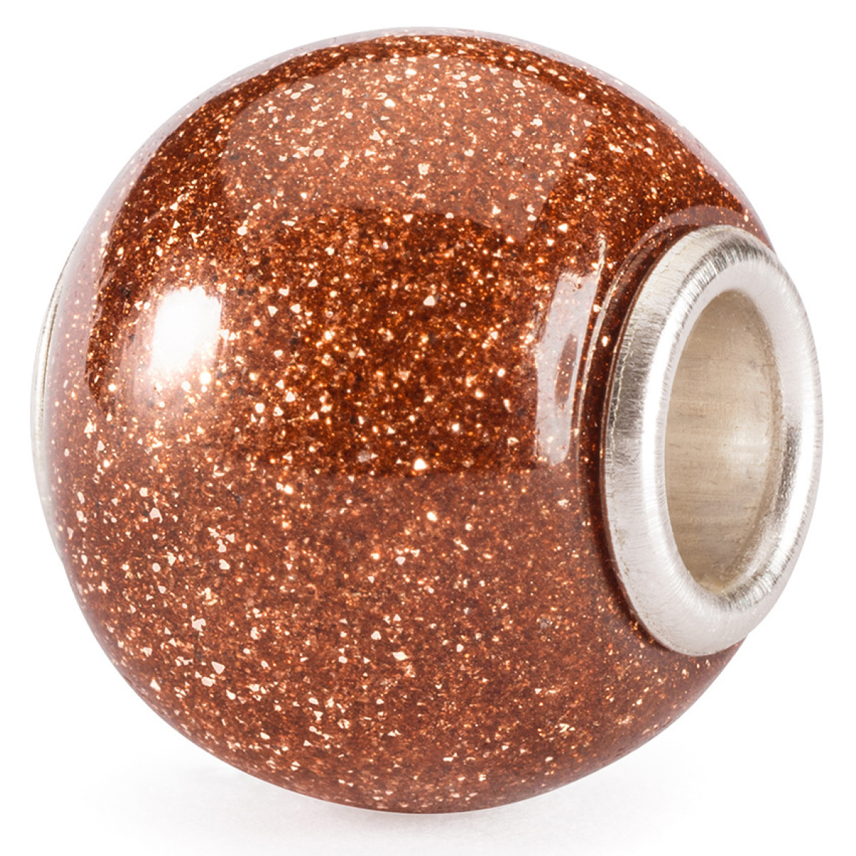 Trollbeads TGLBE-20396 Bruine goudsteen bedel