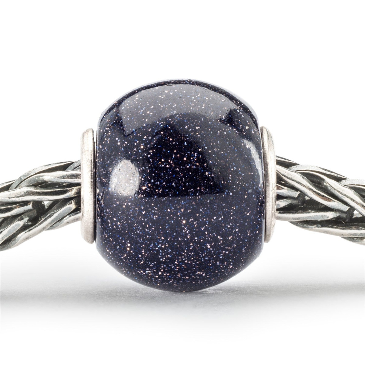 Trollbeads TGLBE-20397 Blauwe goudsteen bedel