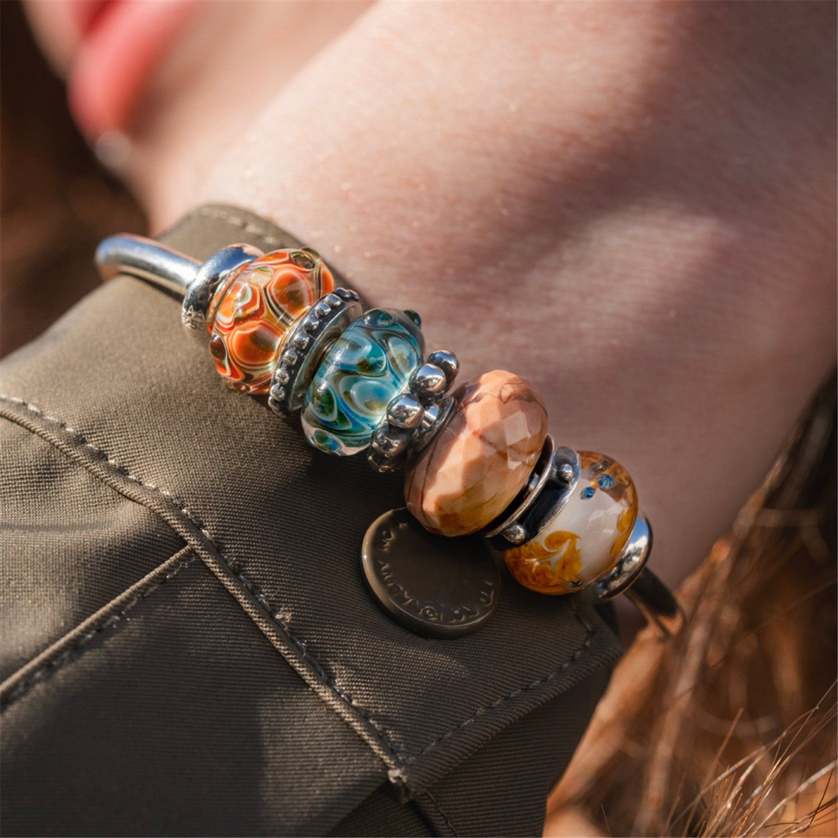 Trollbeads TGLBE-20402 Zaden van Morgen kraal van glas
