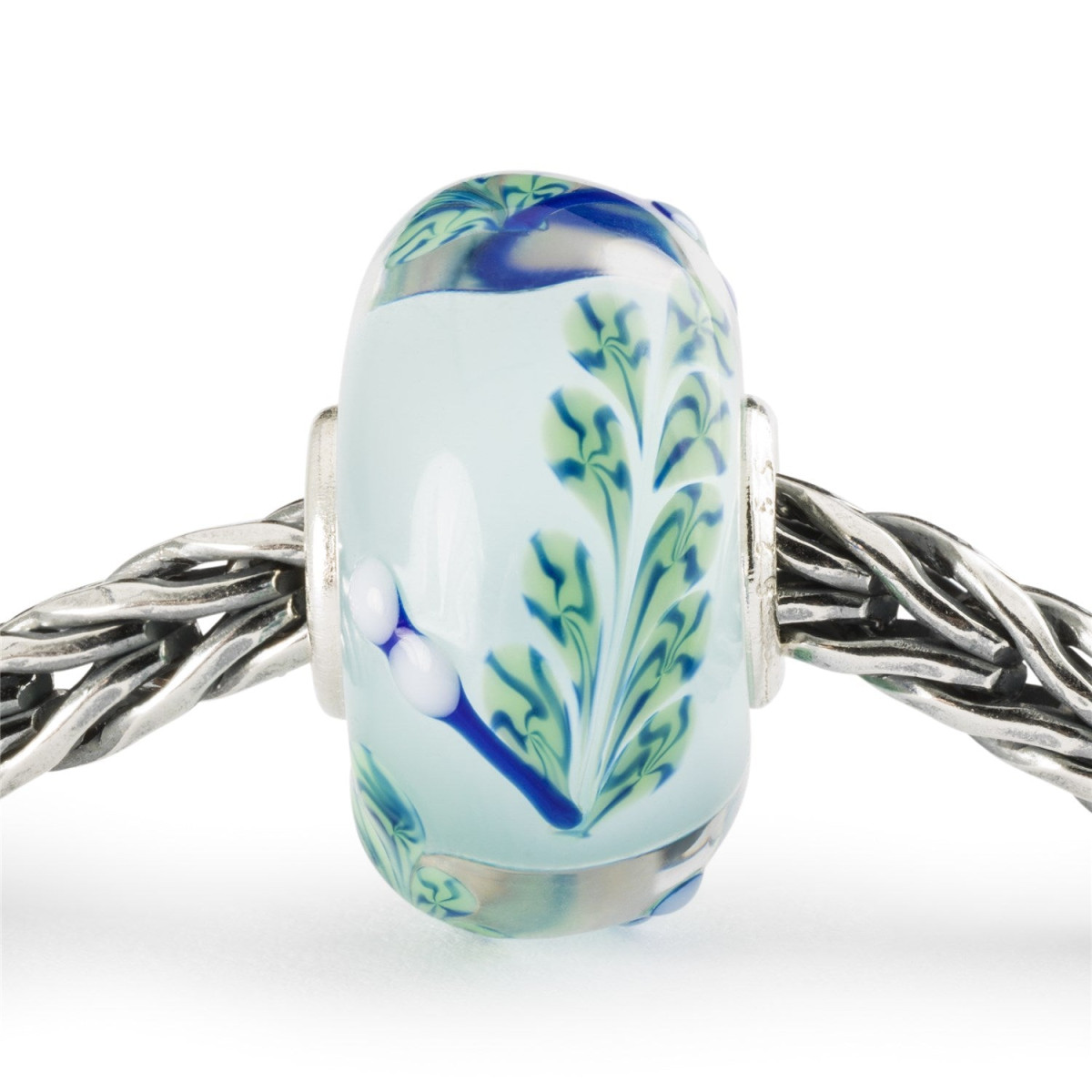 Trollbeads TGLBE-20406 Blauwe Wilg kraal van glas