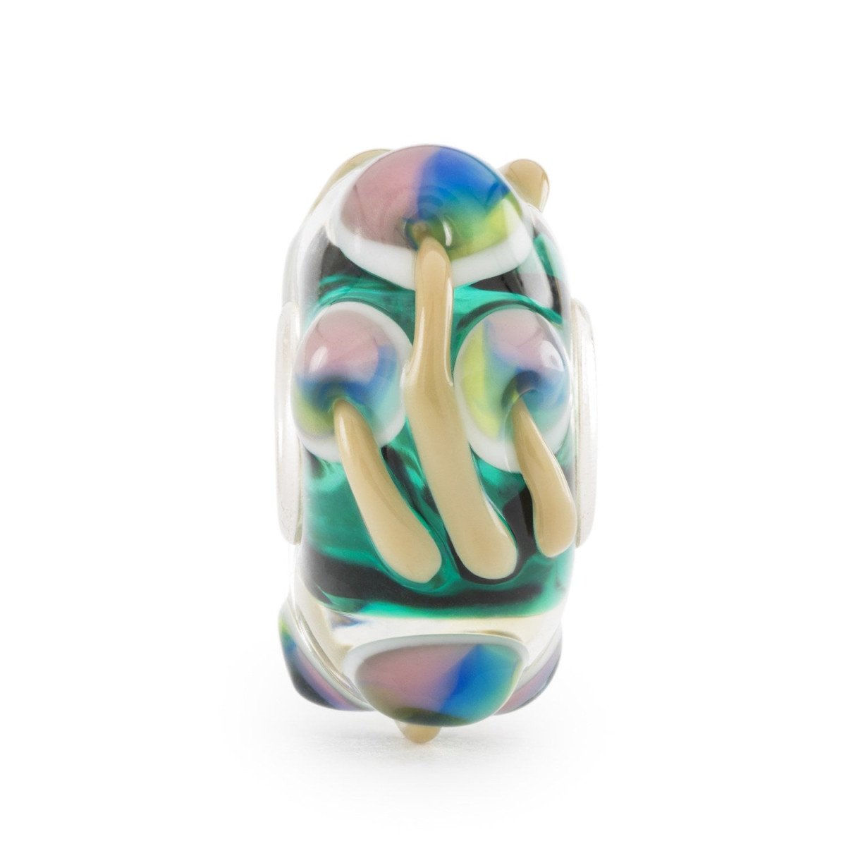 Trollbeads TGLBE-20425 Paddenstoelen van evenwicht kraal van glas