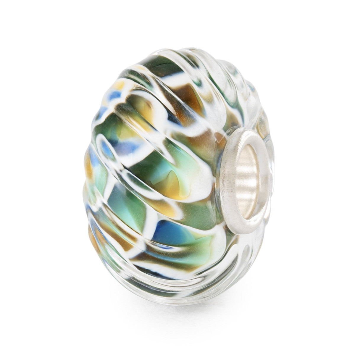 Trollbeads TGLBE-20437 Zeemeermingolven kraal van glas