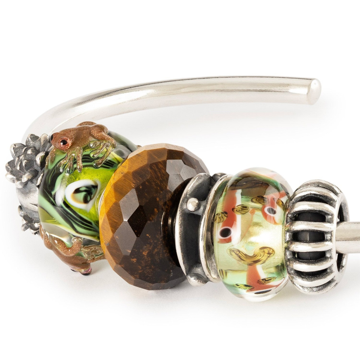 Trollbeads TGLBE-20451 Vijverleven kraal met vissen