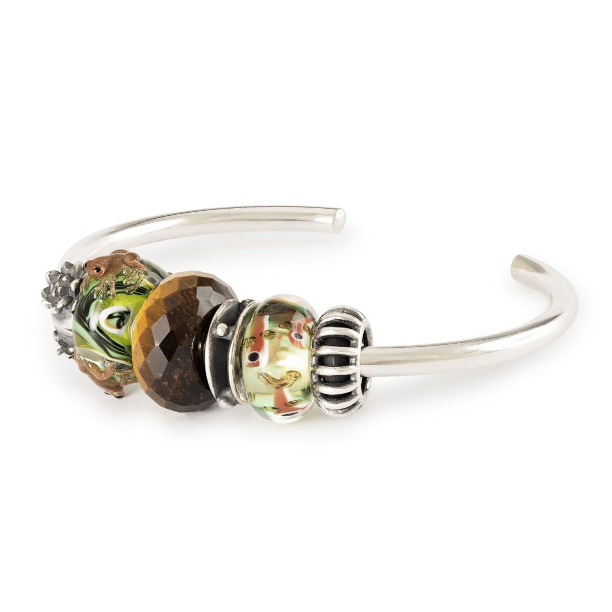 Trollbeads TGLBE-20451 Vijverleven kraal met vissen