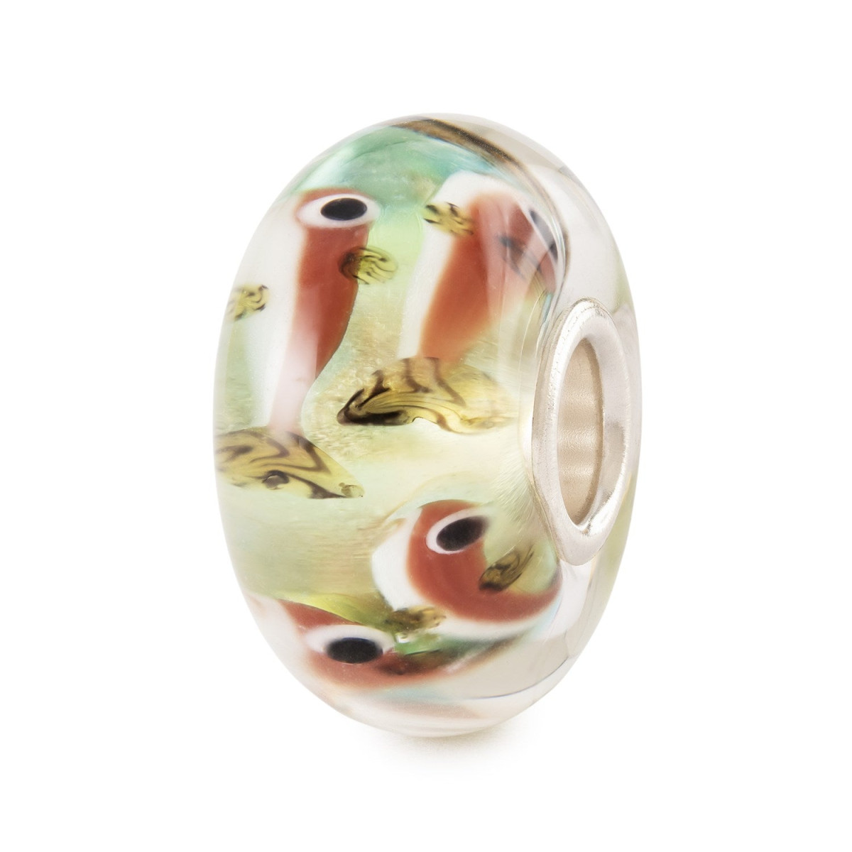 Trollbeads TGLBE-20451 Vijverleven kraal met vissen