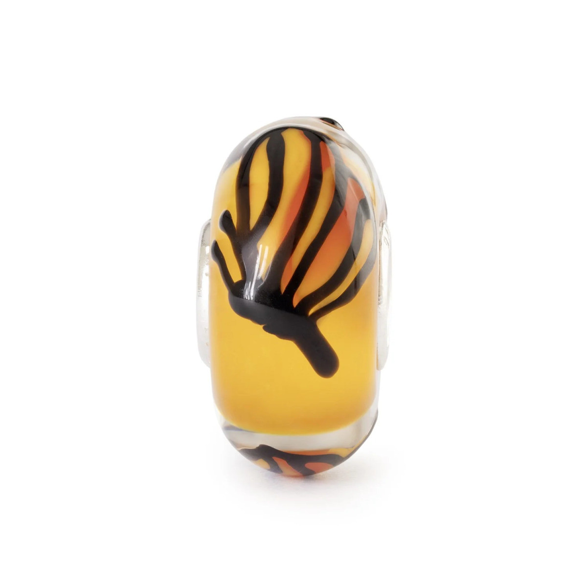 Trollbeads TGLBE-20474 oranje Zonnestraal-fladder met vlinder