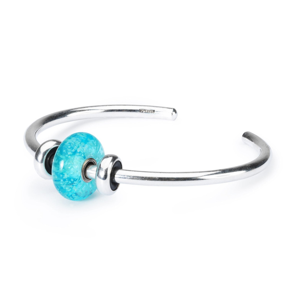 Trollbeads TGLBE-30029 Zeegloed blauwe kraal van glas