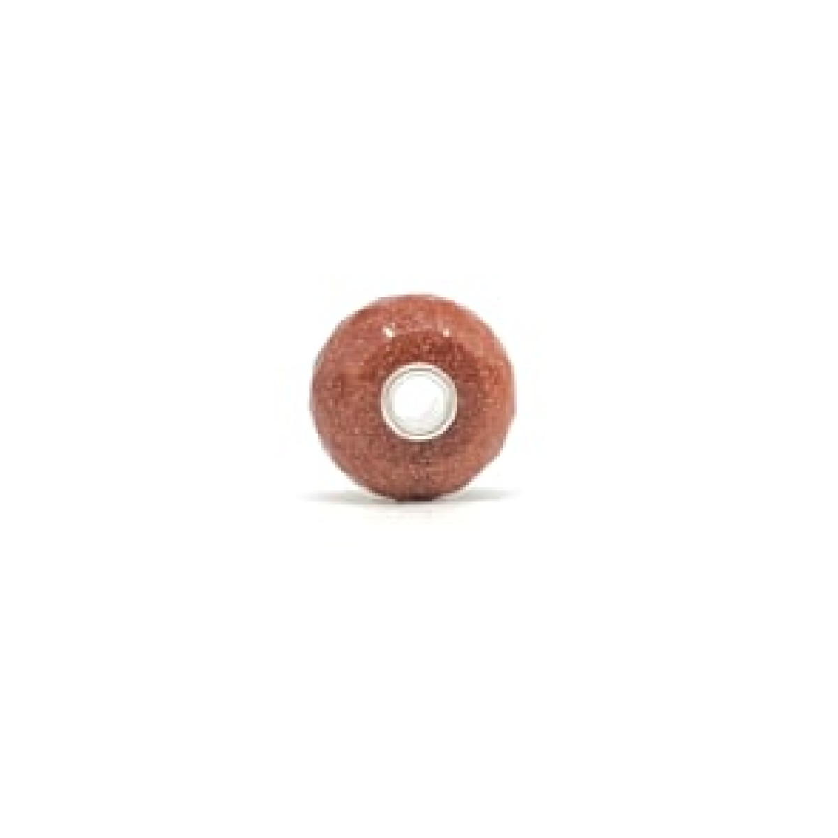 Trollbeads TGLBE-30053 Woestijnreflecties bedel met bruine goudsteen