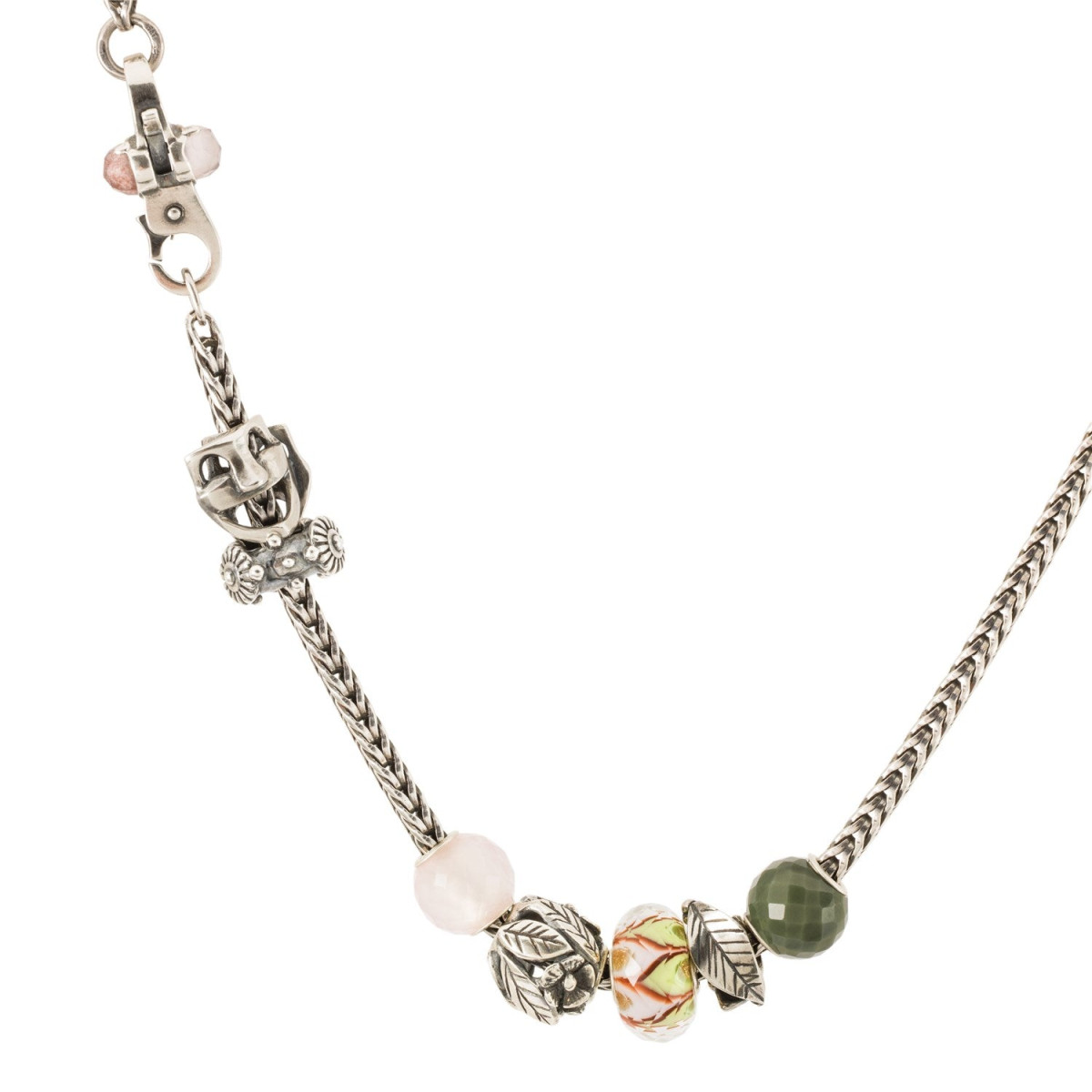 Trollbeads TGLBE-30103 Groene symfonie glazen kraal