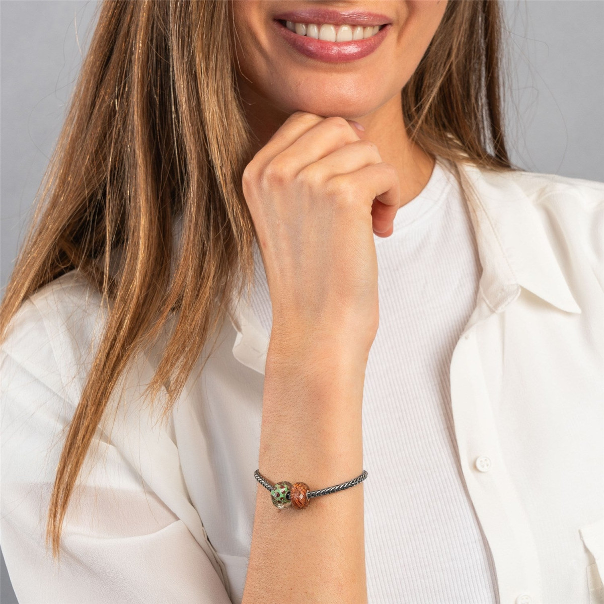 Trollbeads TGLBE-30116 Collectieve fonkeling glazen kraal