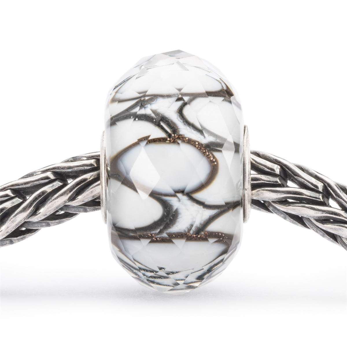 Trollbeads TGLBE-30117 Luchtbellen op drift kraal van glas
