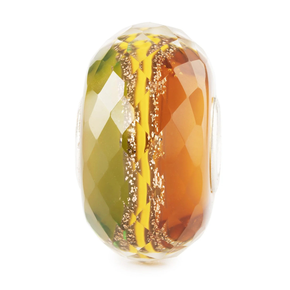 Trollbeads TGLBE-30167 kraal multicolor Gouden stroom van glas