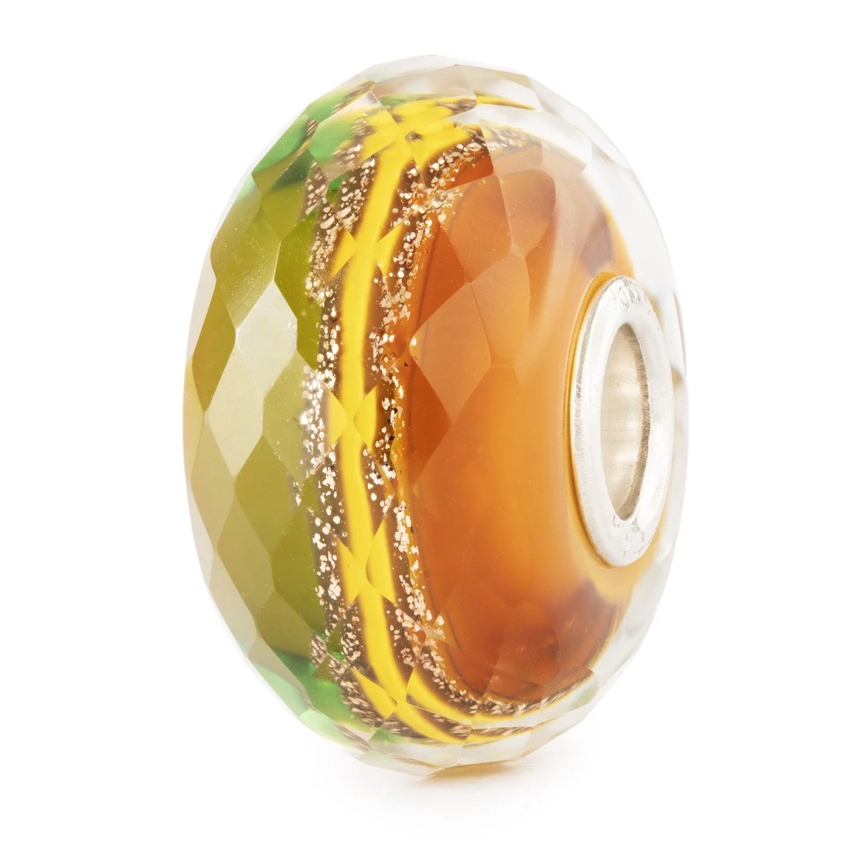 Trollbeads TGLBE-30167 kraal multicolor Gouden stroom van glas