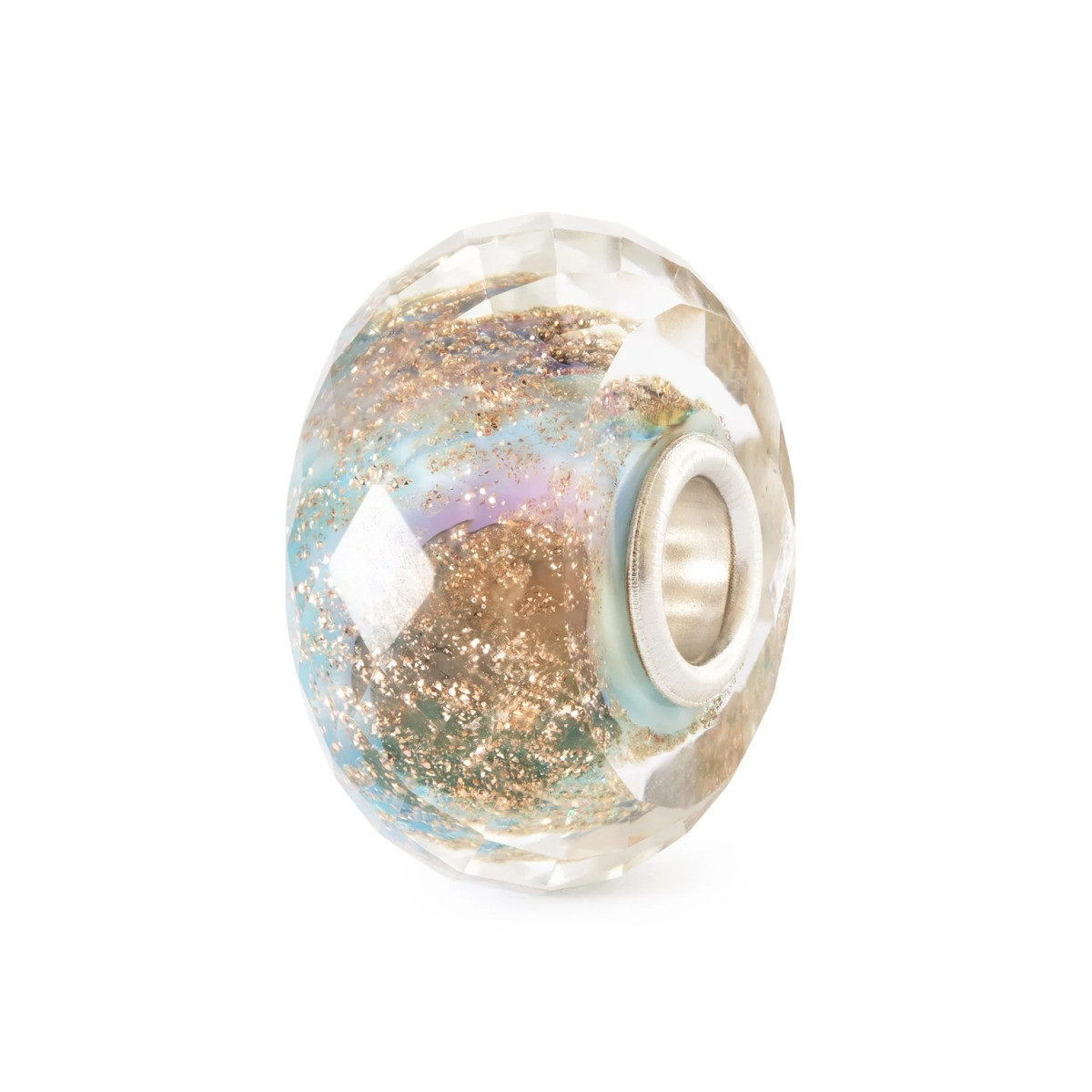 Trollbeads TGLBE-30191 Droomlicht kraal goudkleurig blauw