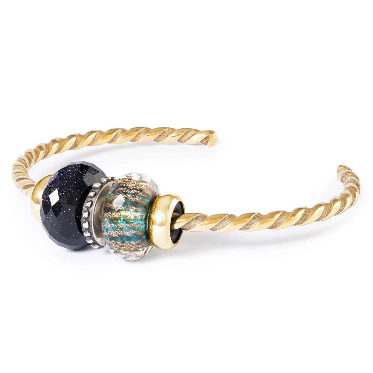 Trollbeads TGPBE-00001 goudkleurige stopper met glanzende afwerking 9 mm breed
