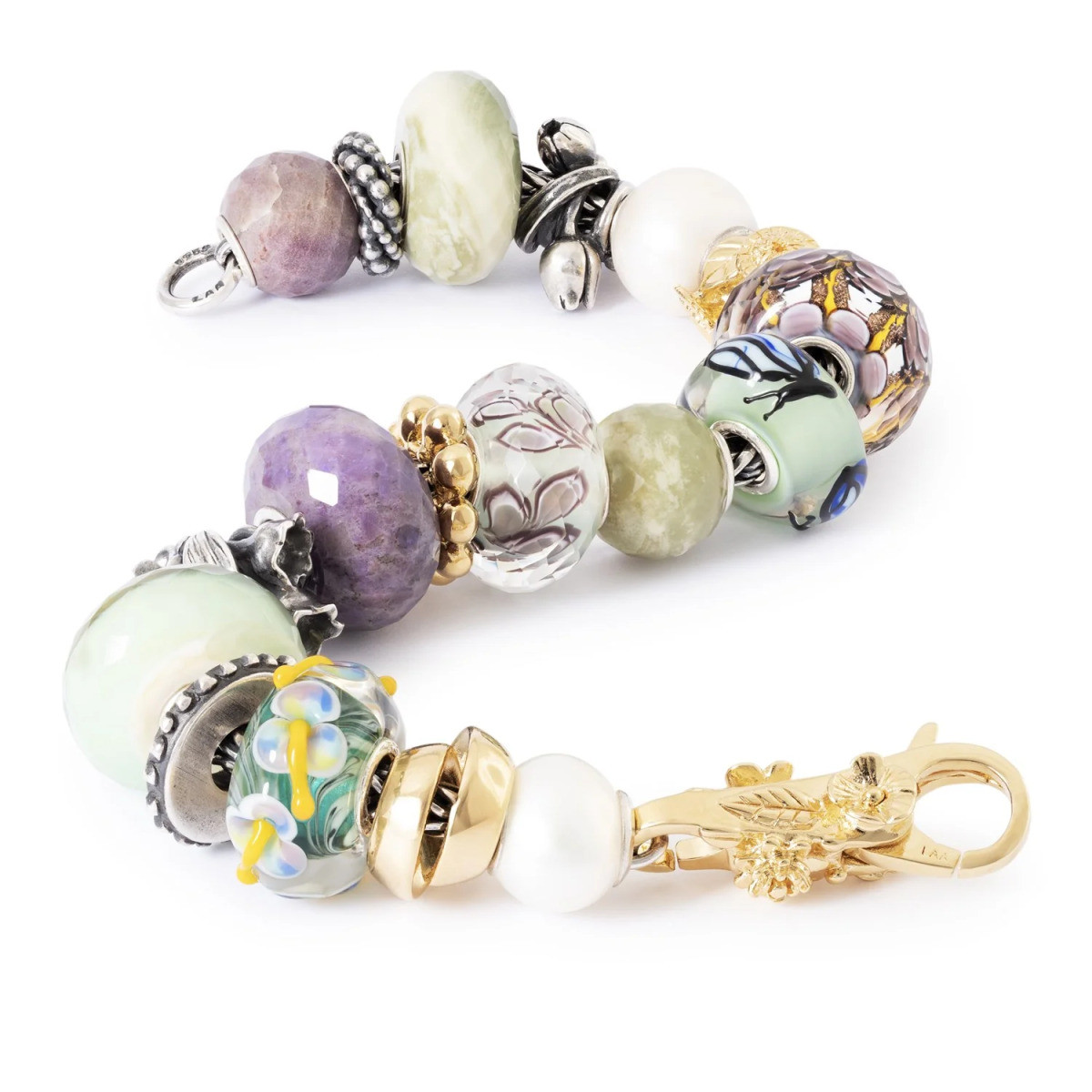 Trollbeads TGPBE-40002 glanzend vergulde Voor eeuwig bedel