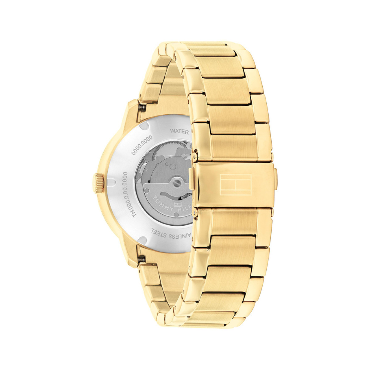 Tommy Hilfiger Henry TH1710662 Automatisch herenhorloge goudkleurig staal met groene wijzerplaat