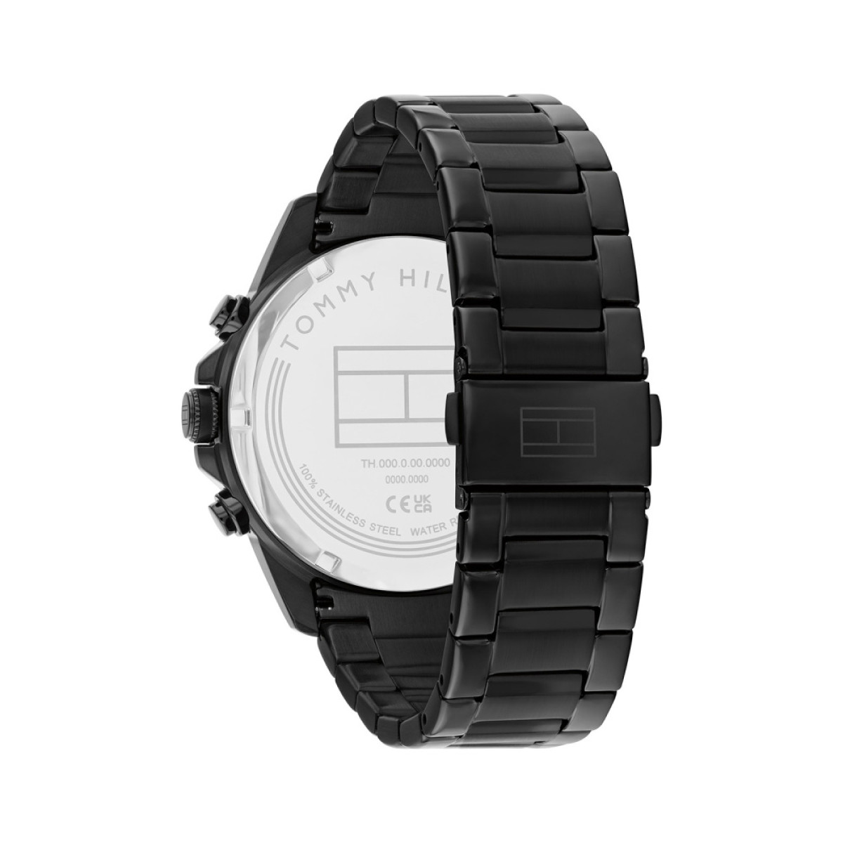 Tommy Hilfiger Lars TH1710653 Zwart horloge voor heren met quartz uurwerk