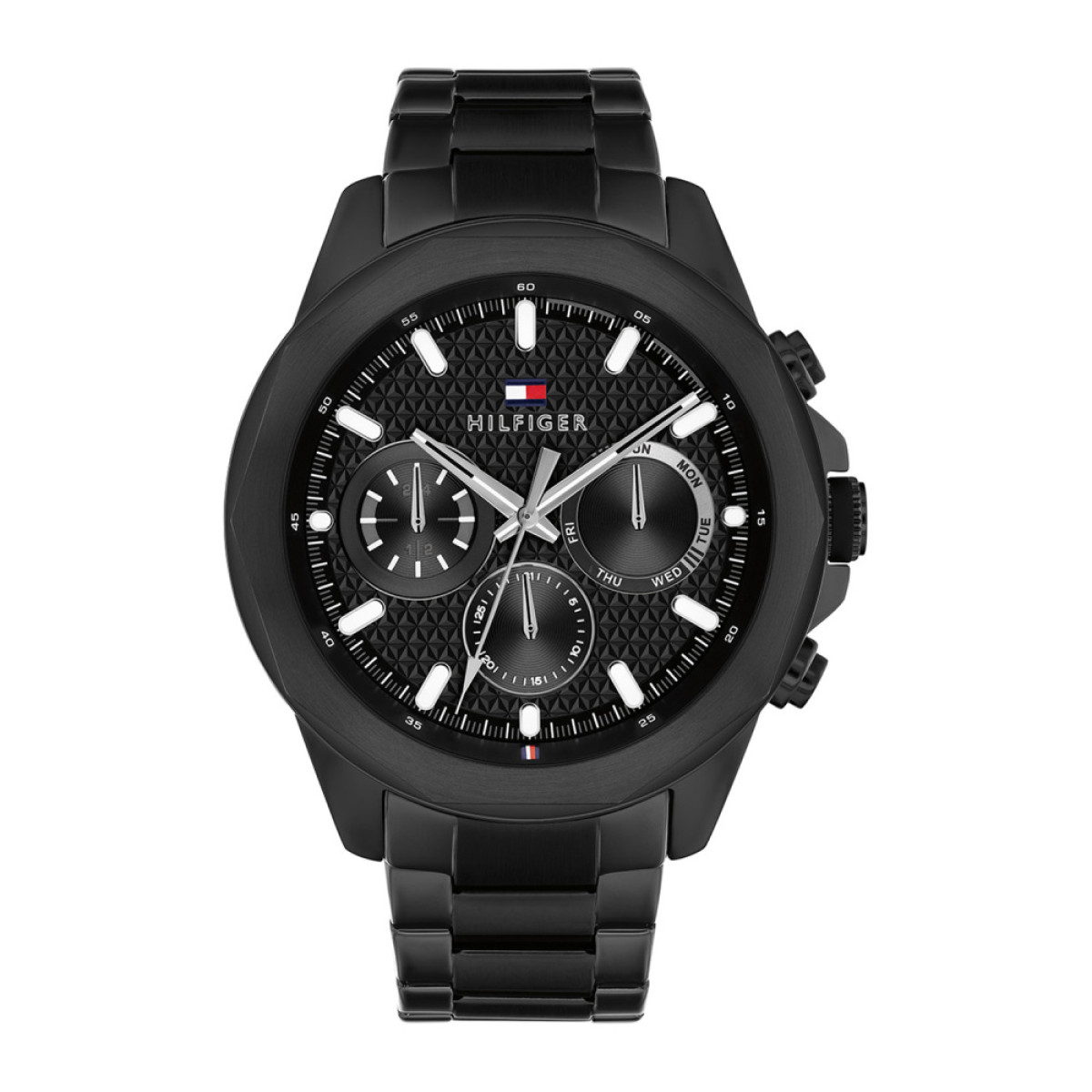Tommy Hilfiger Lars TH1710653 Zwart horloge voor heren met quartz uurwerk