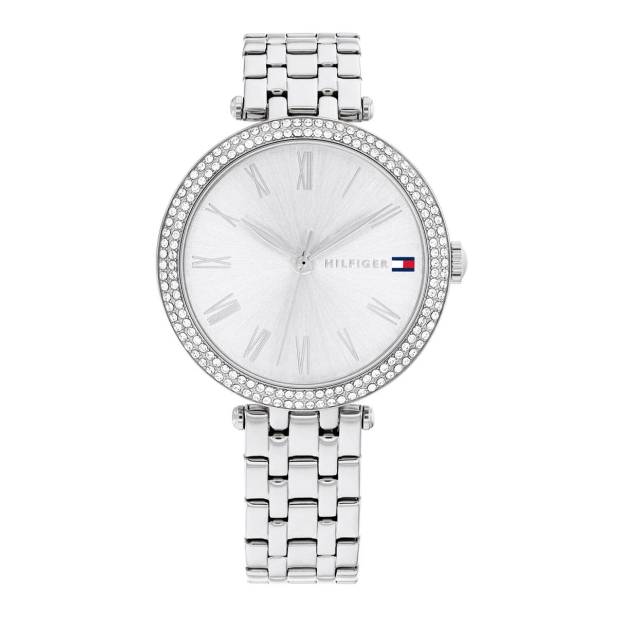 Tommy Hilfiger Natalie TH1782719 Dameshorloge - Zilverkleurig staal met ronde kast - Diameter 34 mm