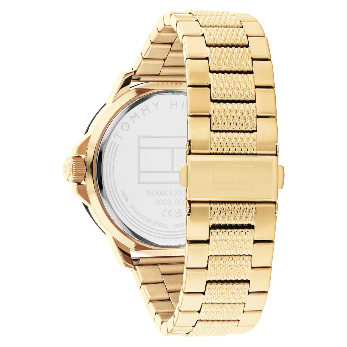 Tommy Hilfiger Nelson TH1792025 Goudkleurig stalen herenhorloge - Diameter 46 mm