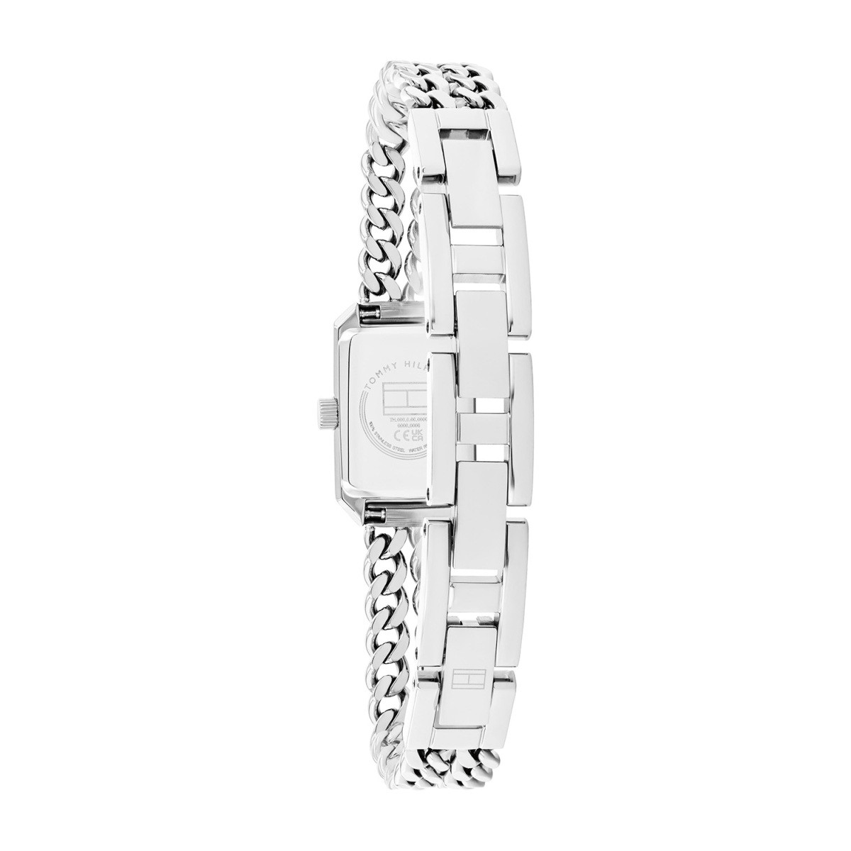 Tommy Hilfiger Sarah TH1782841 dameshorloge van staal met zilverkleurige wijzerplaat - 16x24.5 mm